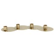 Nordal - CIRCLES 4-in-one, brass candle holder