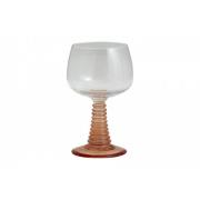 Nordal - GORM wineglass, pink stem