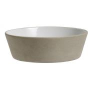 Nordal - Stoneware bowl, beige/white, L