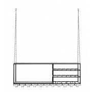 Nordal - LOFT rack/shelf, L, black