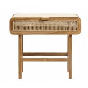 Nordal - MERGE console, nature w/rattan