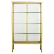 Nordal - MAKALU display cabinet, golden