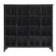 Nordal - DOWNTOWN cabinet, 4 doors, black