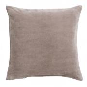 Nordal - DREAM cushion cover, warm grey, velvet