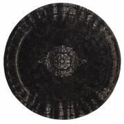 Nordal - GRAND woven rug, dark grey/black