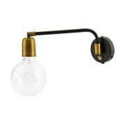 House Doctor - Vägglampa, Molecular, Svart/Mässing, S