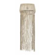 Nordal - Wall lamp w/leather fringes, beige