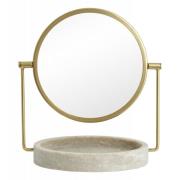 Nordal - HAJA table mirror, golden