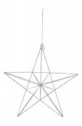 3D-Star julstjärna LED 50cm (Krom)