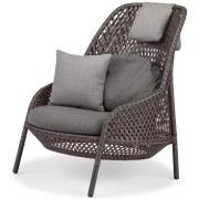 Dedon, Ahnda wing chair graphite