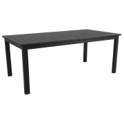 Brafab, Lomma matbord 100x194-312 cm svart