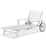 Fri Form, Liggvagn Med Armstöd Vit Alu