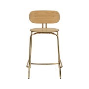 Umage, Curious Låg Barstol Ek/Mässing