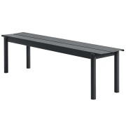 Muuto, Linear Steel Bänk 170x34 cm Anthracite Black