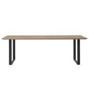 Muuto, 70/70 Matbord 225x90 cm Sapele Mahogany/Anthracite Black