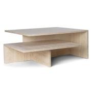 Ferm Living, Distinct Grande Duo bord - Travertine