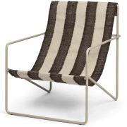 Ferm Living, Desert Lounge Fåtölj Cashmere/Off-white/Chocolate