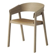Muuto, Cover karmstol - Refine Leather Cognac Oak