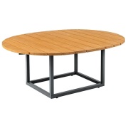 Brafab, Olive soffbord 80x110 cm antracit / bamboo