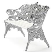 Byarums Bruk, Classic soffa gavlar: svart / virke: vitlackerad furu