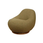 Cane-line, Gem loungefåtölj m/teak svirvel Turmeric yellow, Rise