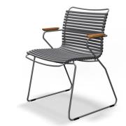 Houe, CLICK Karmstol Dark Grey/Grey/Bamboo