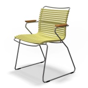 Houe, CLICK Karmstol Lemon zest/Grey/Bamboo