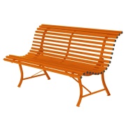 Fermob, Louisiane soffa 150 cm Candied Orange