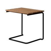 Grythyttan Stålmöbler, A3 pall teak / svart