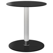 vidaXL Soffbord svart 40 cm härdat glas