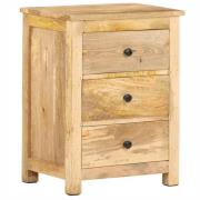 vidaXL Sängbord 45x35x60 cm massivt mangoträ