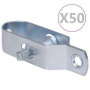 vidaXL Trådspännare 50 st 90 mm stål silver