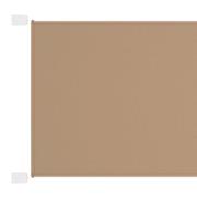 vidaXL Markis vertikal taupe 180x270 cm oxfordtyg