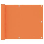 vidaXL Balkongskärm orange 75x600 cm oxfordtyg