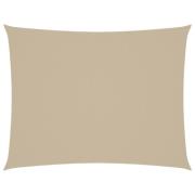 vidaXL Solsegel oxfordtyg rektangulärt 3x4,5 m beige