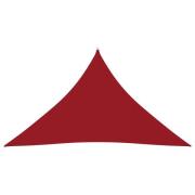 vidaXL Solsegel oxfordtyg trekantigt 2,5x2,5x3,5 m röd