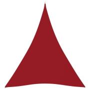 vidaXL Solsegel oxfordtyg trekantigt 5x6x6 m röd