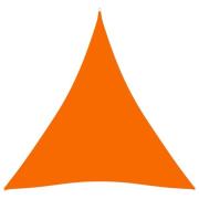 vidaXL Solsegel Oxfordtyg trekantigt 4,5x4,5x4,5 m orange
