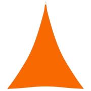 vidaXL Solsegel Oxfordtyg trekantigt 4x5x5 m orange