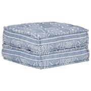 287711 vidaXL Pouffe 60x70x36 cm Indigo Fabric