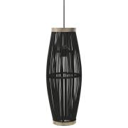 vidaXL Taklampa svart pil 40 W 27x68 cm oval E27