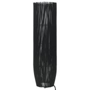 vidaXL Golvlampa pil svart 52 cm E27