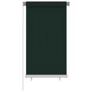 vidaXL Rullgardin utomhus 80x140 cm mörkgrön HDPE