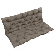 vidaXL Hammockdyna taupe 120 cm tyg