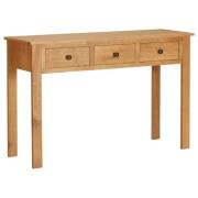 vidaXL Sminkbord 110x40x75 cm massiv ek