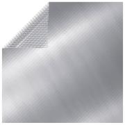 vidaXL Poolskydd silver 488x244 cm PE