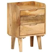 vidaXL Sängbord i massivt mangoträ 40x30x59,5 cm