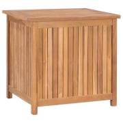 vidaXL Trädgårdslåda 60x50x58 cm massiv teak