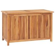 vidaXL Trädgårdslåda 90x50x58 cm massiv teak