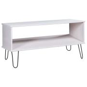 vidaXL Soffbord New York vit massiv furu